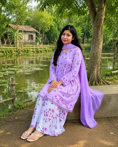 Premium Pakistani Inspired Pure Soft Cotton Three-Piece Collection — Dresses — Dhaka, Bangladesh | AURAREM — view 3