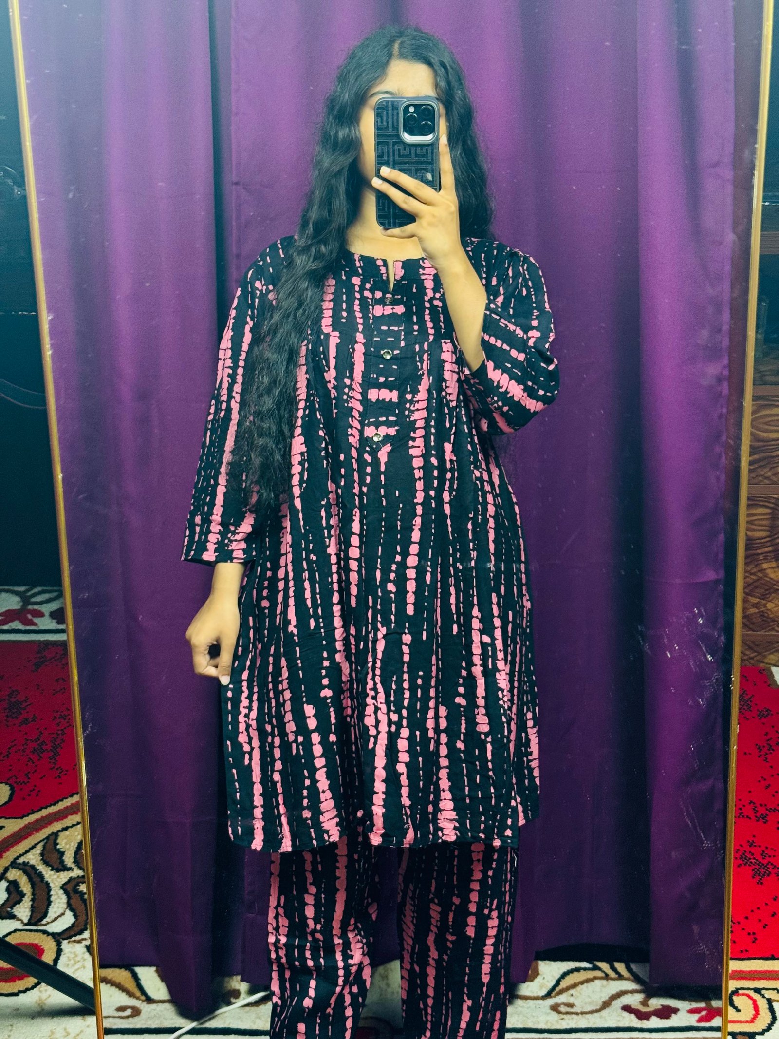 Premium China Linen Fabric by Aurarem — Dresses — Dhaka, Bangladesh | AURAREM — view 3