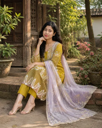 Premium Cotton Embroidered 3-Piece Set — Dresses — Dhaka, Bangladesh | AURAREM