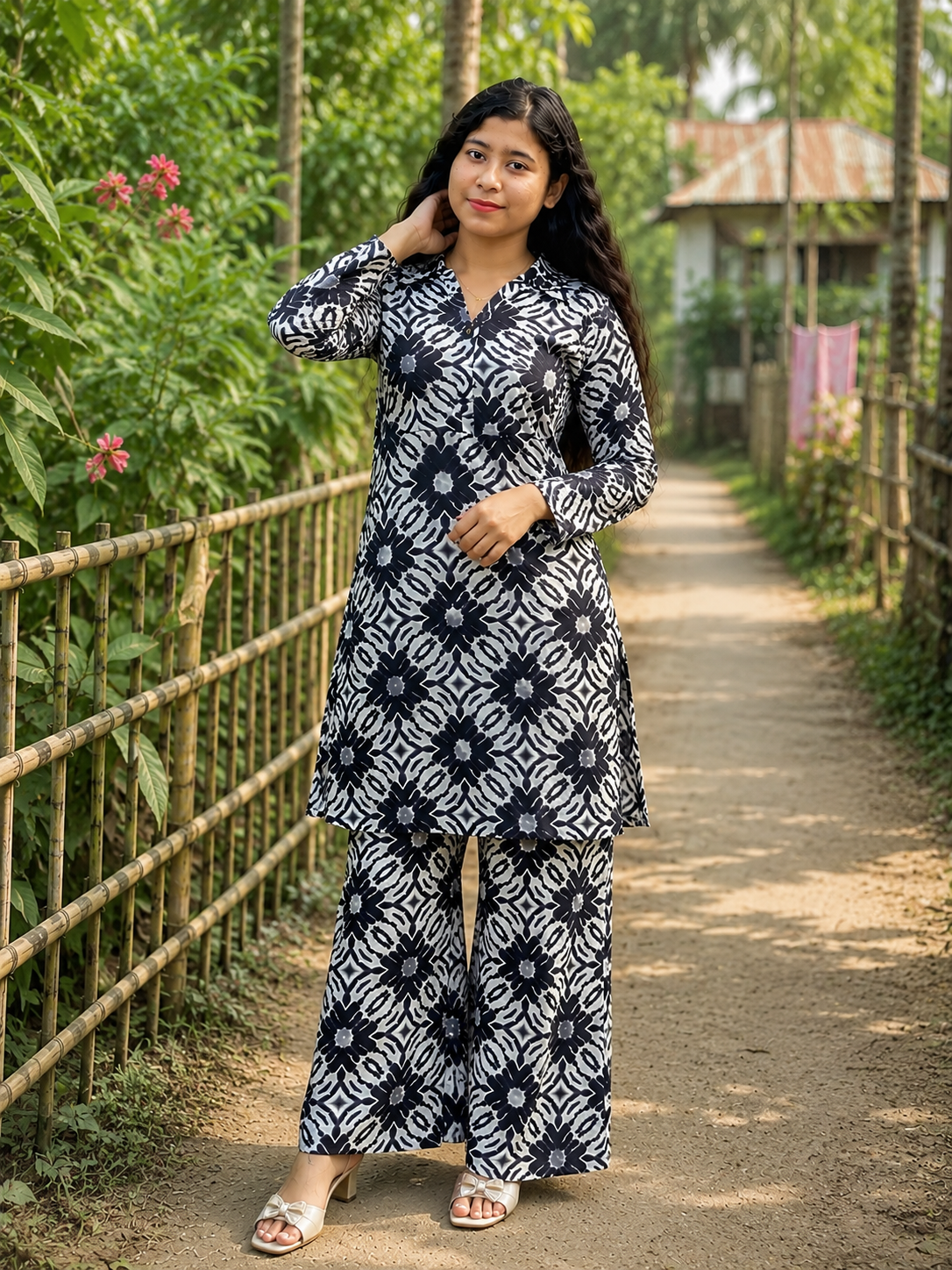 Aurarem Premium China Linen 2 Piece Set — Kurtis — Dhaka, Bangladesh | AURAREM