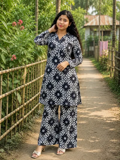 Aurarem Premium China Linen 2 Piece Set — Kurtis — Dhaka, Bangladesh | AURAREM