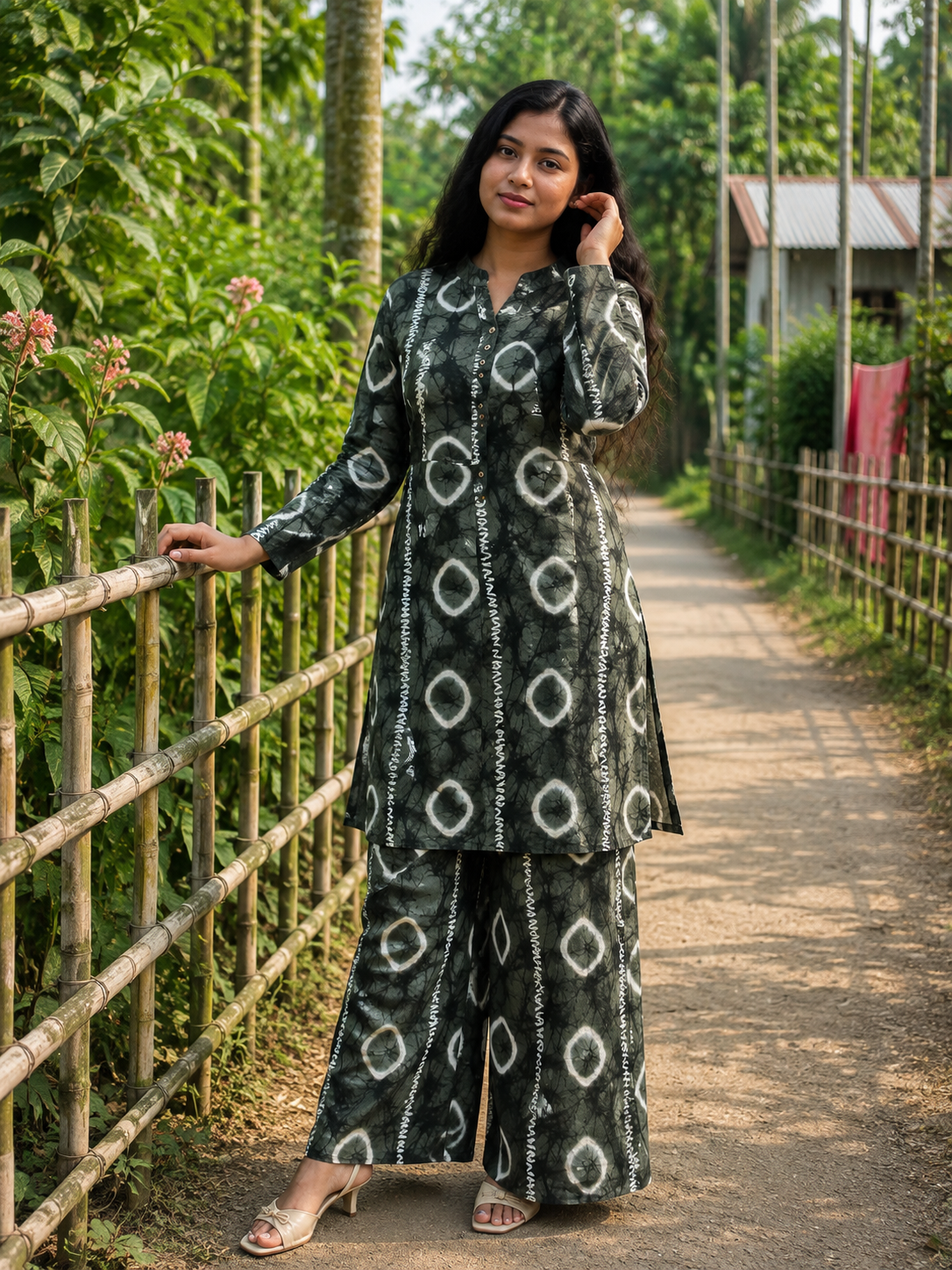 Aurarem Premium China Linen 2 Piece Set — Kurtis — Dhaka, Bangladesh | AURAREM — view 2