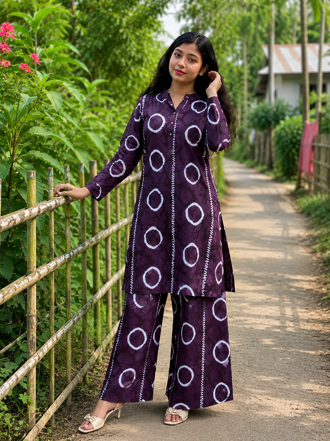 Aurarem Premium China Linen 2 Piece Set — Kurtis — Dhaka, Bangladesh | AURAREM — view 2