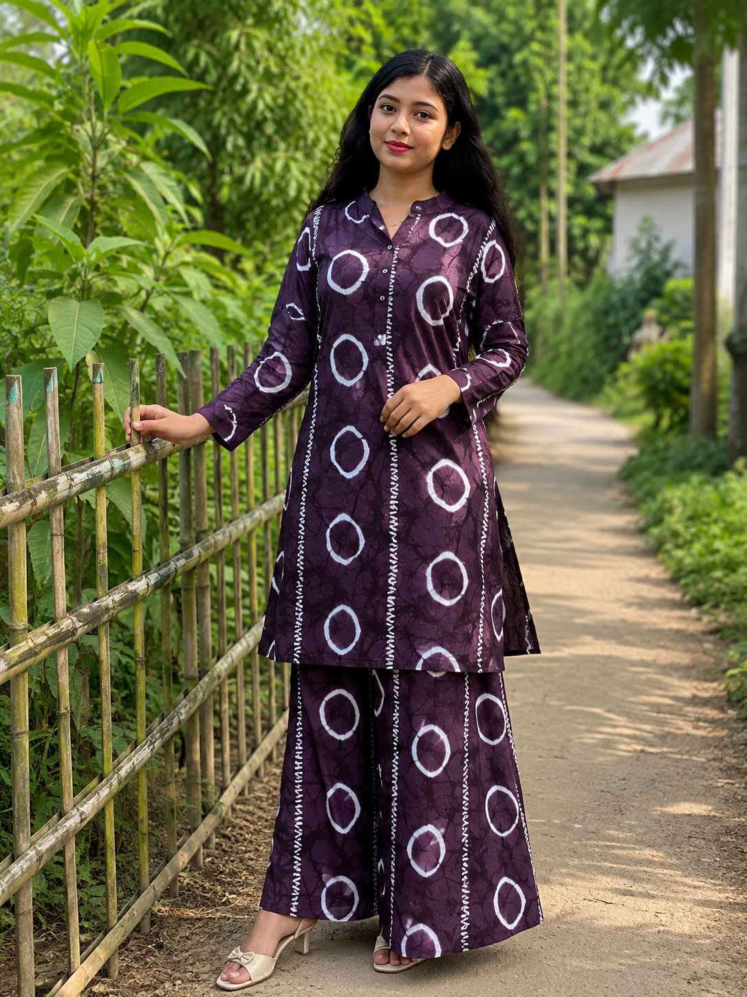 Aurarem Premium China Linen 2 Piece Set — Kurtis — Dhaka, Bangladesh | AURAREM — view 3