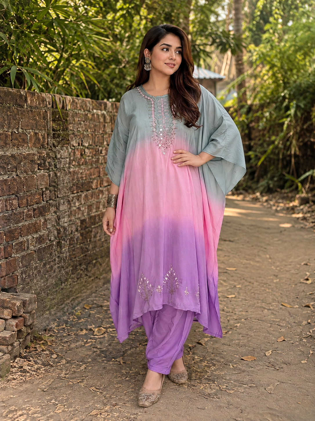 Premium Moslin Fabric 2-Piece Dress — Dhaka, Bangladesh | AURAREM — view 4