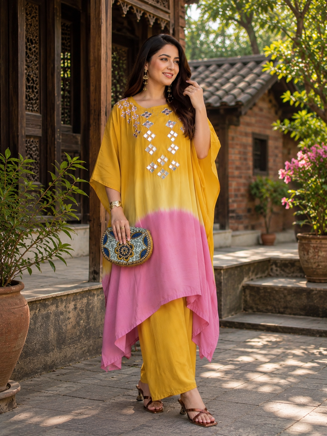 Premium Moslin Fabric 2-Piece Dress — Dhaka, Bangladesh | AURAREM — view 2