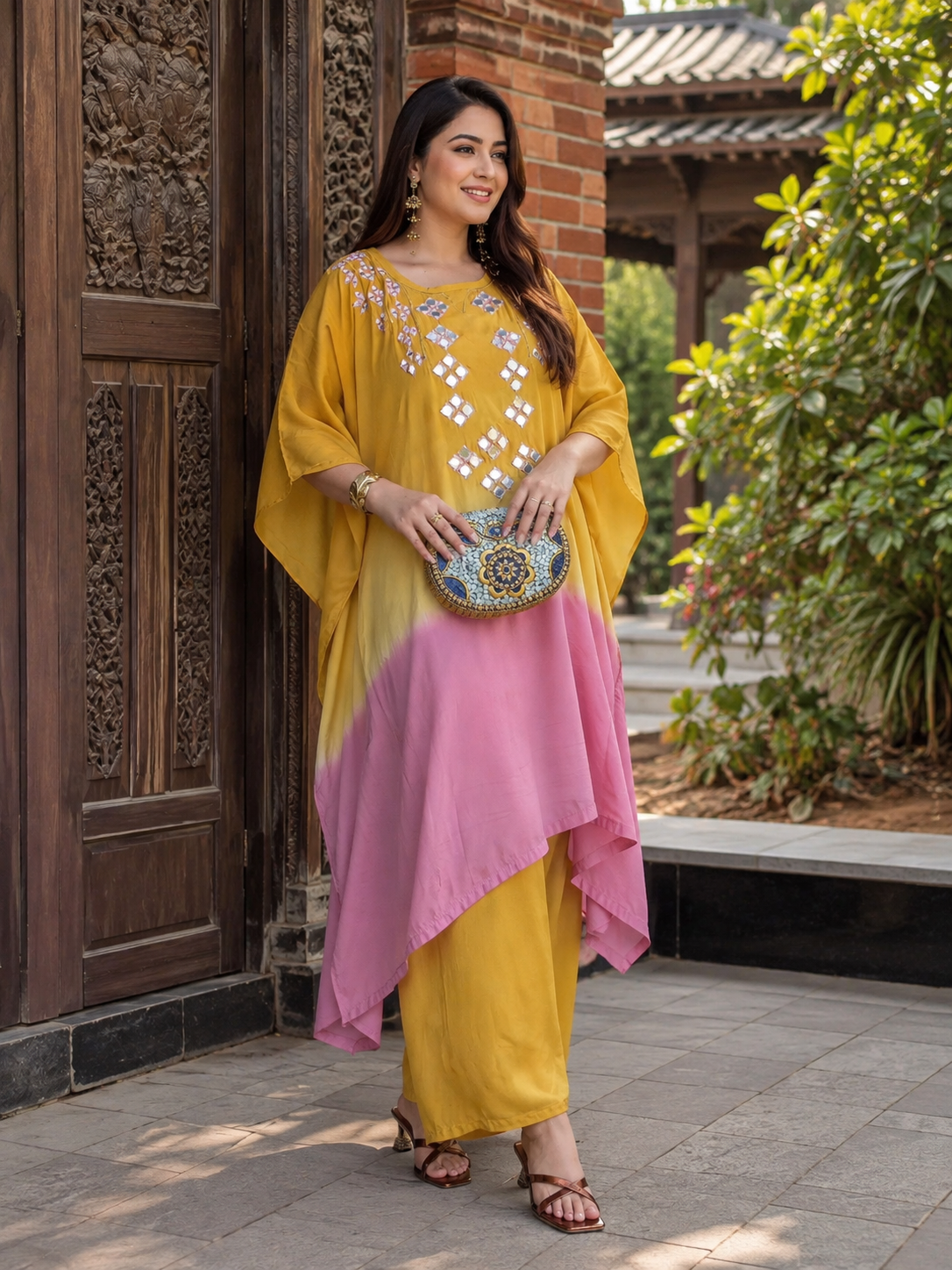 Premium Moslin Fabric 2-Piece Dress — Dhaka, Bangladesh | AURAREM — view 3
