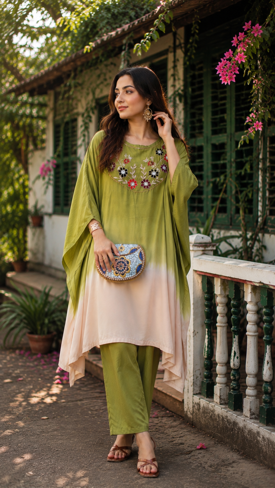Premium Moslin Fabric 2-Piece Dress — Dhaka, Bangladesh | AURAREM — view 2