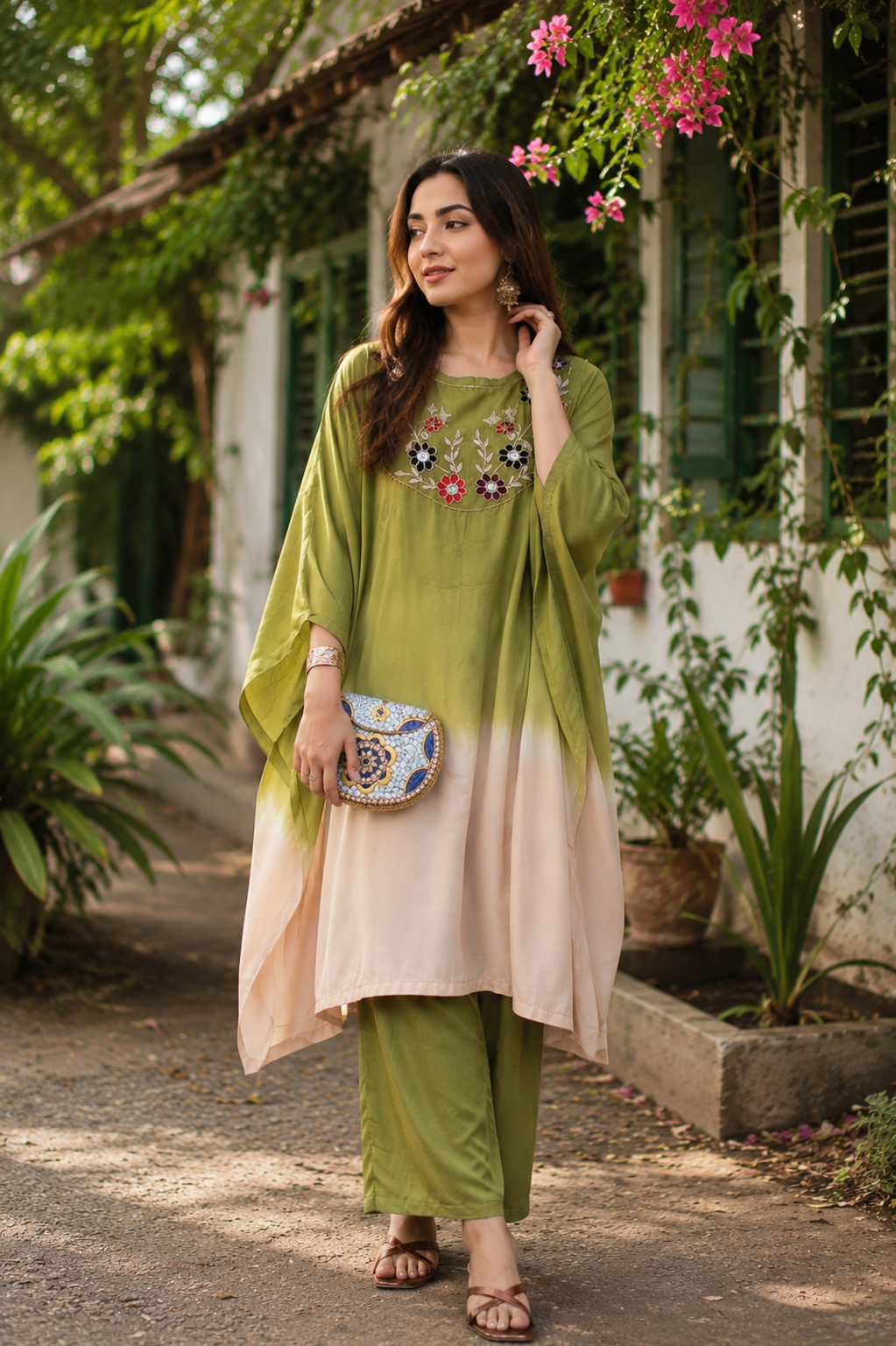 Premium Moslin Fabric 2-Piece Dress — Dhaka, Bangladesh | AURAREM — view 4