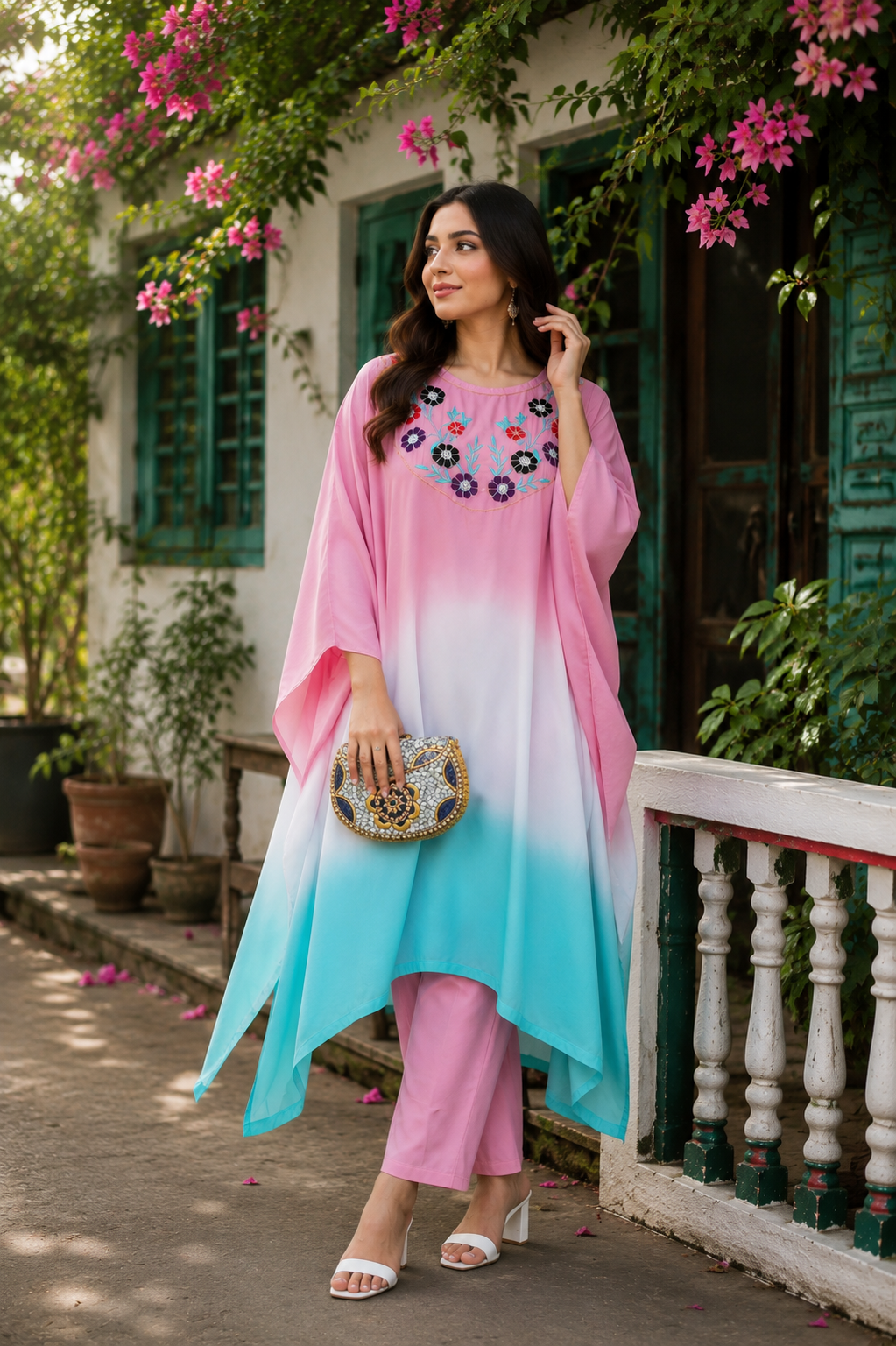 Premium Moslin Fabric 2-Piece Dress — Dhaka, Bangladesh | AURAREM — view 2