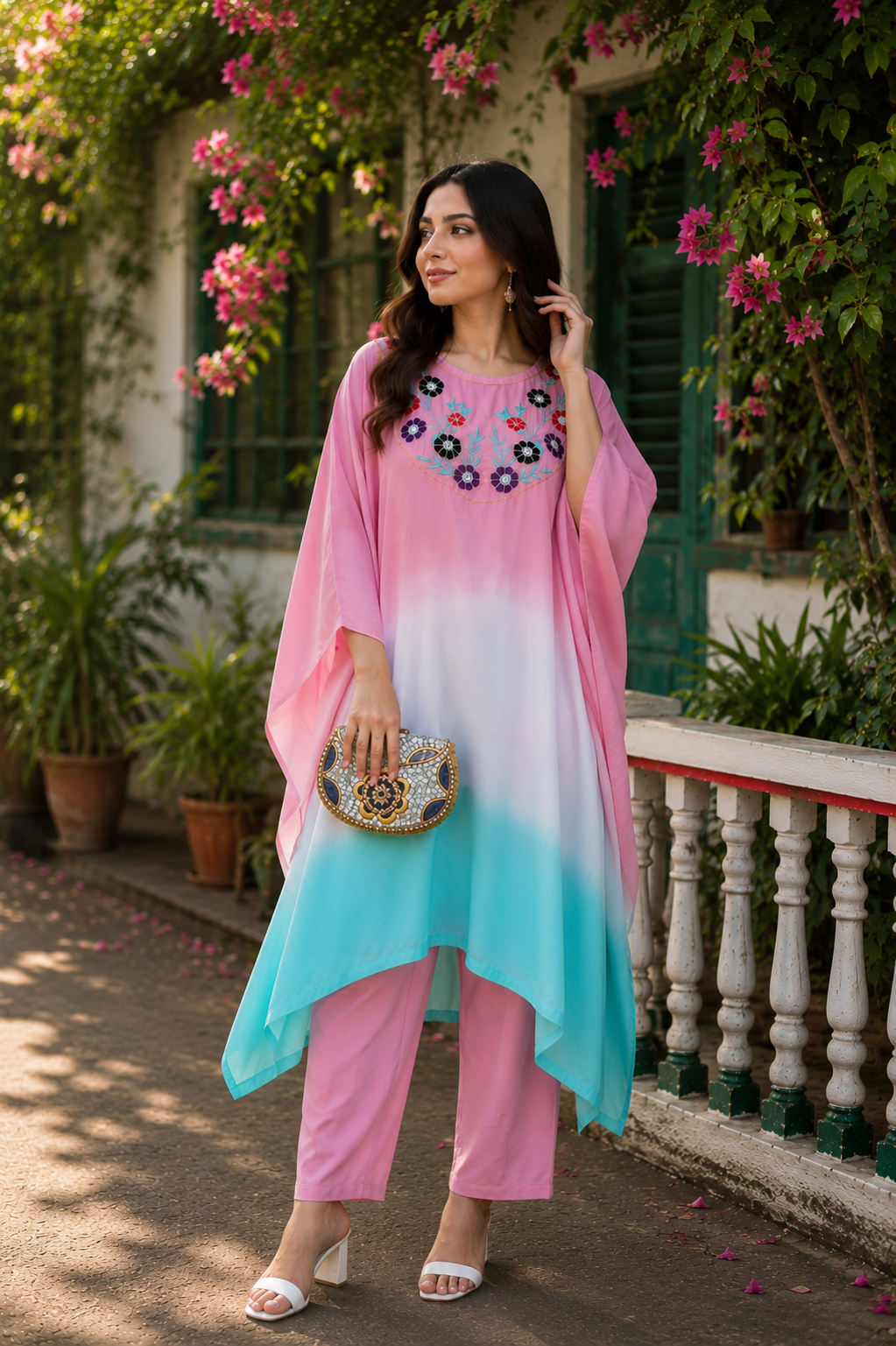 Premium Moslin Fabric 2-Piece Dress — Dhaka, Bangladesh | AURAREM — view 4