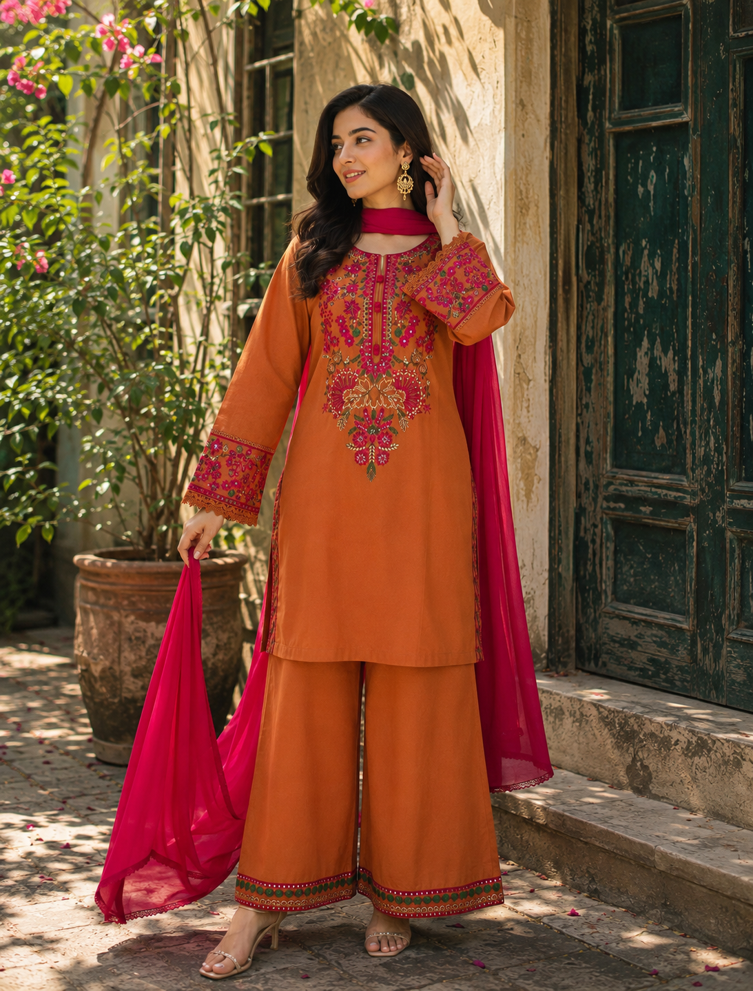 Premium Cotton 2-Piece Set — Dresses — Dhaka, Bangladesh | AURAREM — view 4