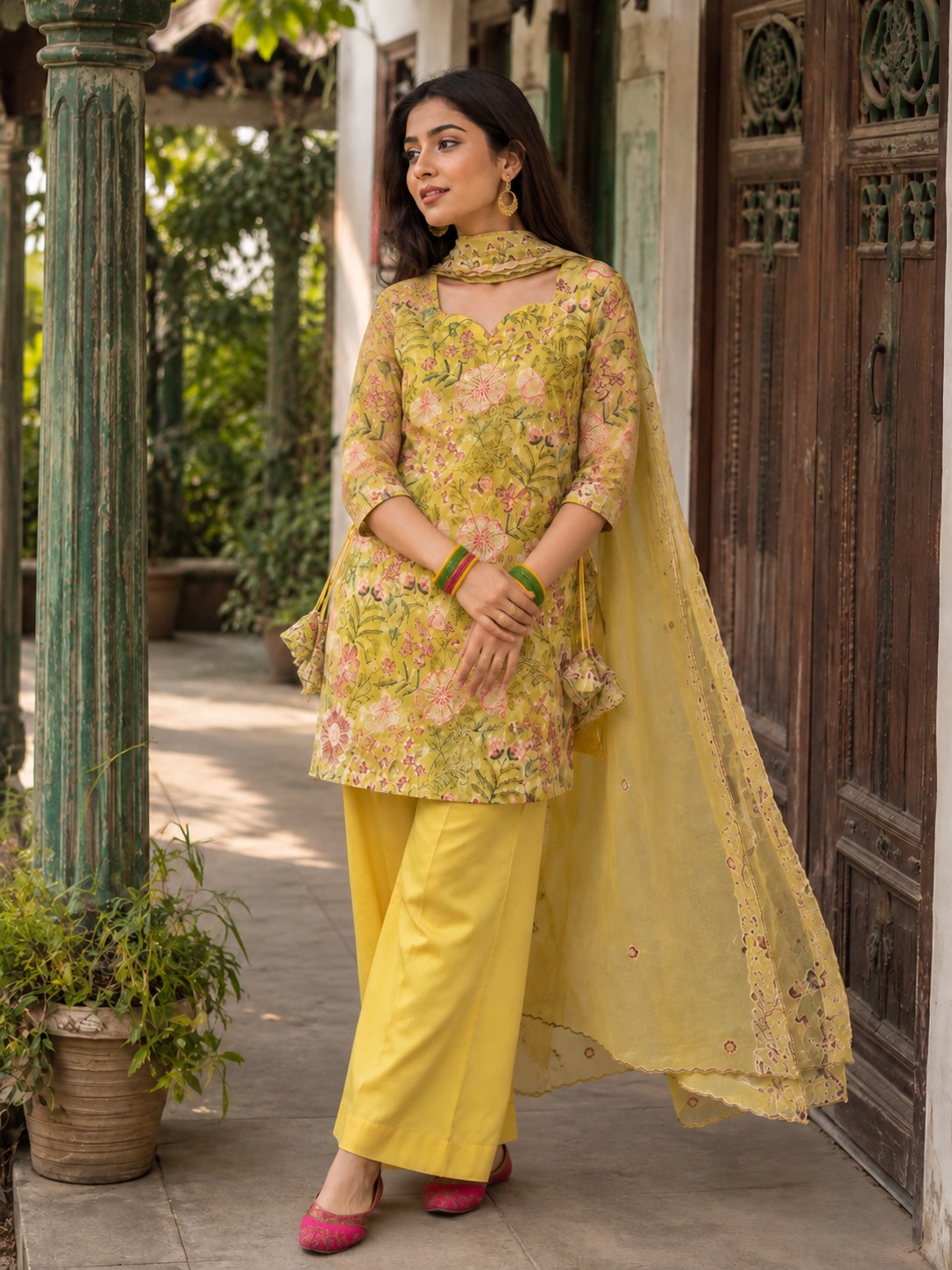 Premium 3-Piece Embroidery Set — Dresses — Dhaka, Bangladesh | AURAREM — view 2